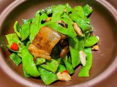 干锅豆豉扁豆-旺顺阁·北京菜·烤鸭(大望路店)