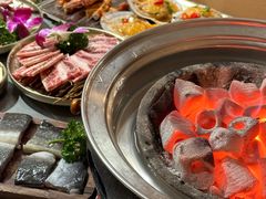 -围炉肉舍•炭烤活鳗•丹东海鲜烤肉(步行街店)