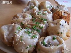 鲜肉及虾仁生煎-咬不得高祖生煎·简餐(高银街店)
