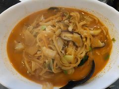海鲜辣汤面-桃园中华料理炸酱面(燕儿岛路店)