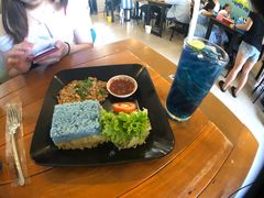 -蝶豆花蓝面条