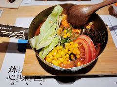 肥牛炼番茄线食-火山屋台(新街口店)