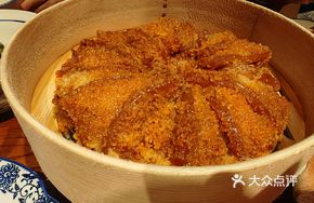 Bamboo Steamer Non-Heritage Steamed Pork with Rice Flour
