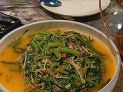 酸笋炒空心菜-浩海火燒雲傣家菜(静安芮欧店)