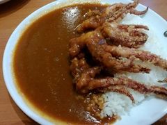 炸鱿鱼须咖喱-CoCo壱番屋(久光百货店)