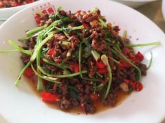 香菜炒牛肉丝-天下客饭店(中山路店)