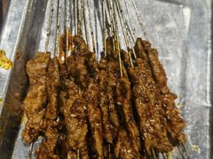 特色碳烤羊肉串-老兰家传统烧烤炒菜泡馍(小南门店)