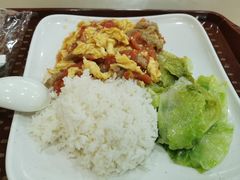 番茄肉丝炒蛋饭-都城快餐(龙泽商业大厦店)