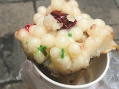 豆沙馅梅花糕-瞻园面馆鸭血粉丝汤(老门东店)