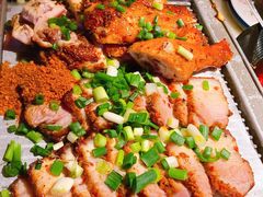 绿茶烤肉烤鸡双拼-绿茶餐厅(光谷世界城步行街店)
