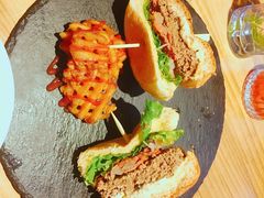 三文鱼奶酪堡-HIGH FIVE哈福手工汉堡(桂林路店)