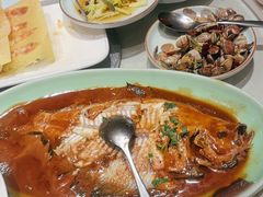 -海派美食·家宴海鲜青岛菜·石锅鲽鱼头(东方城店)