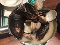 白葡萄酒焗青口贝-大树餐厅(益田假日店)