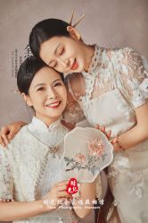 -时光纪亲子全家福照相馆(静安店母女写真父母纪念照)