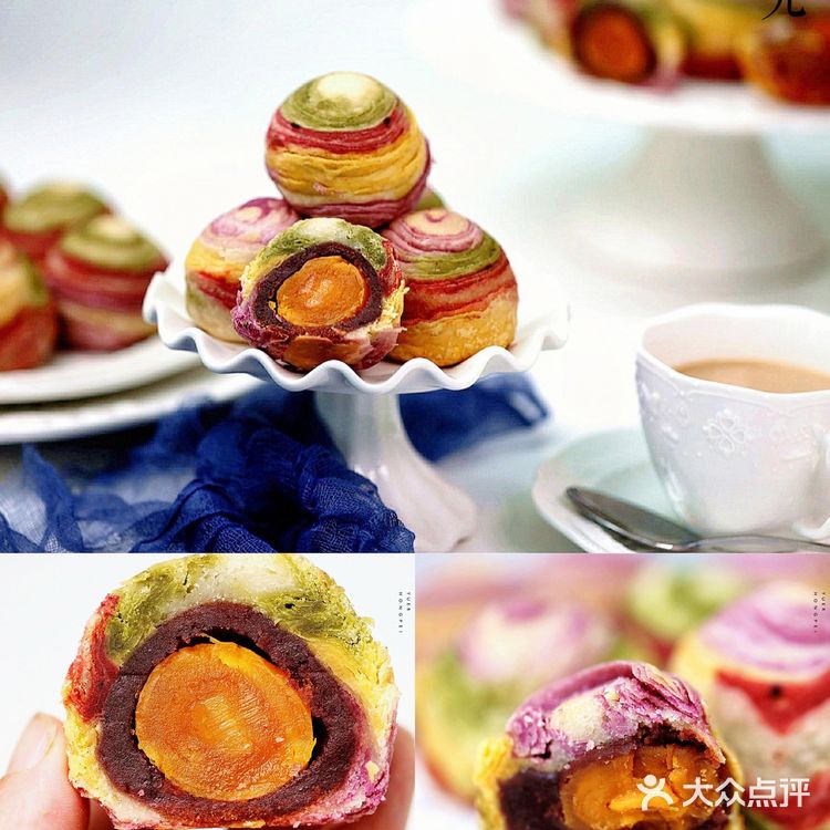 ㊙️详细彩色蛋黄酥攻略❗️层层分明🔥一碰掉渣❗️💯💯