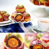 ㊙️详细彩色蛋黄酥攻略❗️层层分明🔥一碰掉渣❗️💯💯