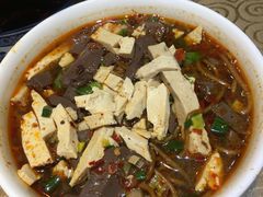 羊血豆腐冒饸饹-独秀小吃(蓝田店)