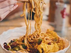 茄子肉丁小公鸡双拼拌面-文三里屯面馆(三里屯店)