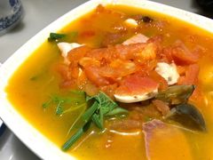白灼上汤丝瓜尖-绿茶餐厅(成都太古里店)