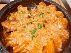 石板蒜蓉虾-小菜园新徽菜(宜兴八佰伴店)