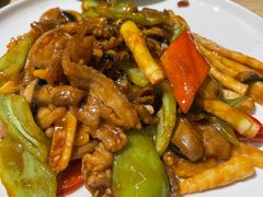 五花肉炒笋-启博美食城(孟家店)