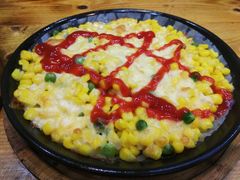 料理烤芝士玉米粒-老东镇啤酒屋海鲜加工·蒸汽海鲜·海鲜烧烤(台东店)