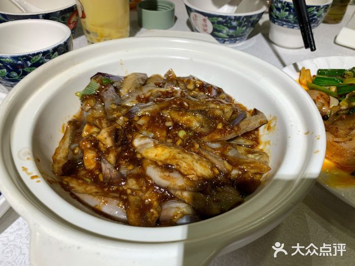 老浒记烤鸭-北京菜(琉璃厂店)咸鱼茄子煲图片