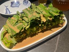 麻汁油麦菜-前海沿·青岛菜(大拇指广场石老人店)