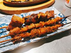 烤羊肉串-探鱼·鲜青椒爽麻烤鱼(银泰城店)