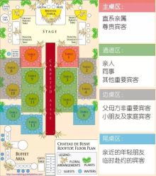点击看大图 宾客座位安排-美薇亭婚礼顾问