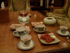 无纸红印配古董茶具-大可堂普洱茶馆(襄阳南路馆)