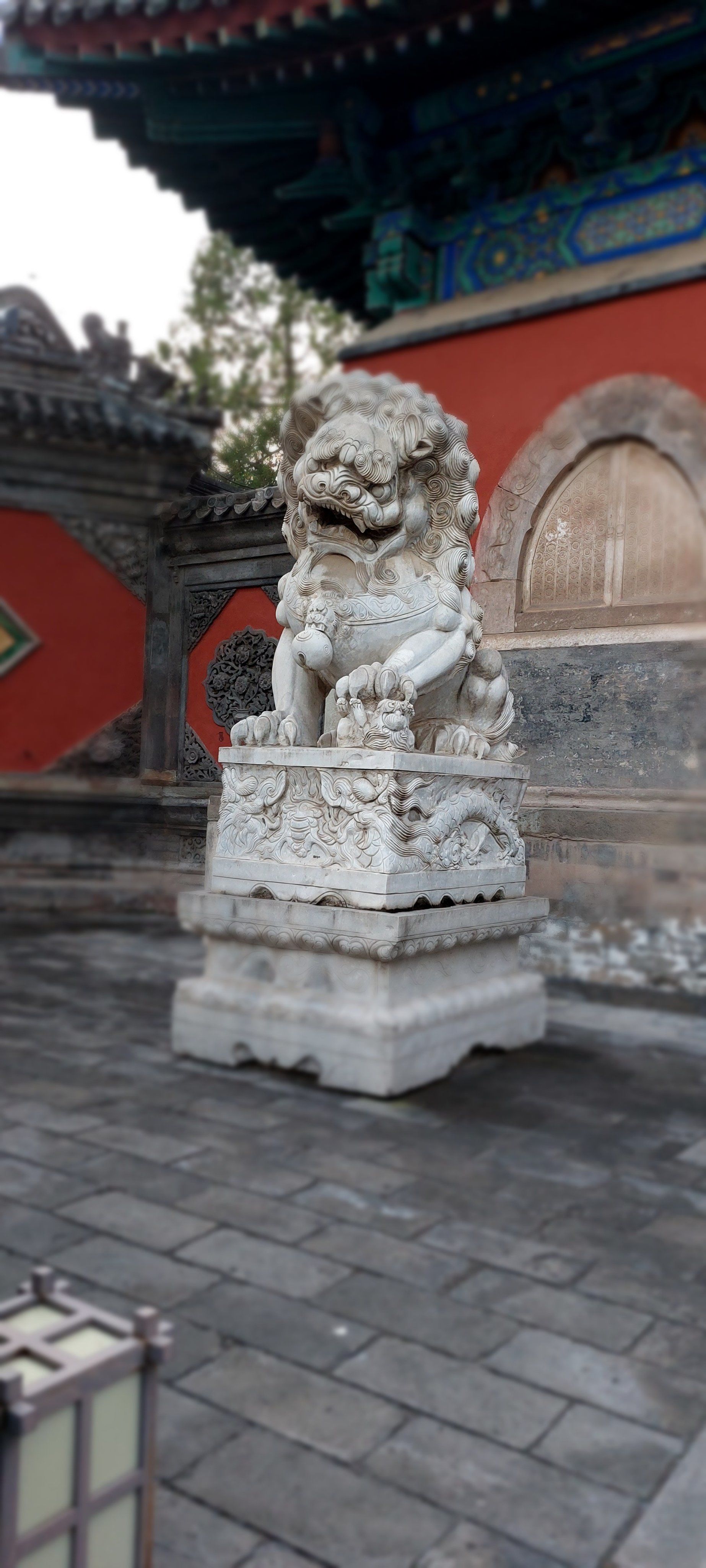 唯一一个没有主持的寺庙但是来客络绎不绝
门口的石狮子怎么内样呀