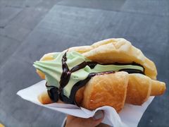 宇治抹茶口味心冻角-麦当劳(铜锣湾店)
