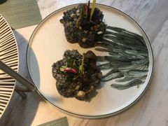 黑松露墨鱼菌菇饭-蜜桃花开·中西融合菜E&W(南长街店)