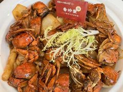 招牌香炒蟹-周家二小姐的菜·扬州菜·香炒蟹·狮子头(江都金鹰店)
