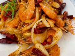 椒盐基围虾-覃记海鲜美食餐厅