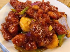 椒香虾仁爆鸡球-陈傻子餐厅(世纪都会店)