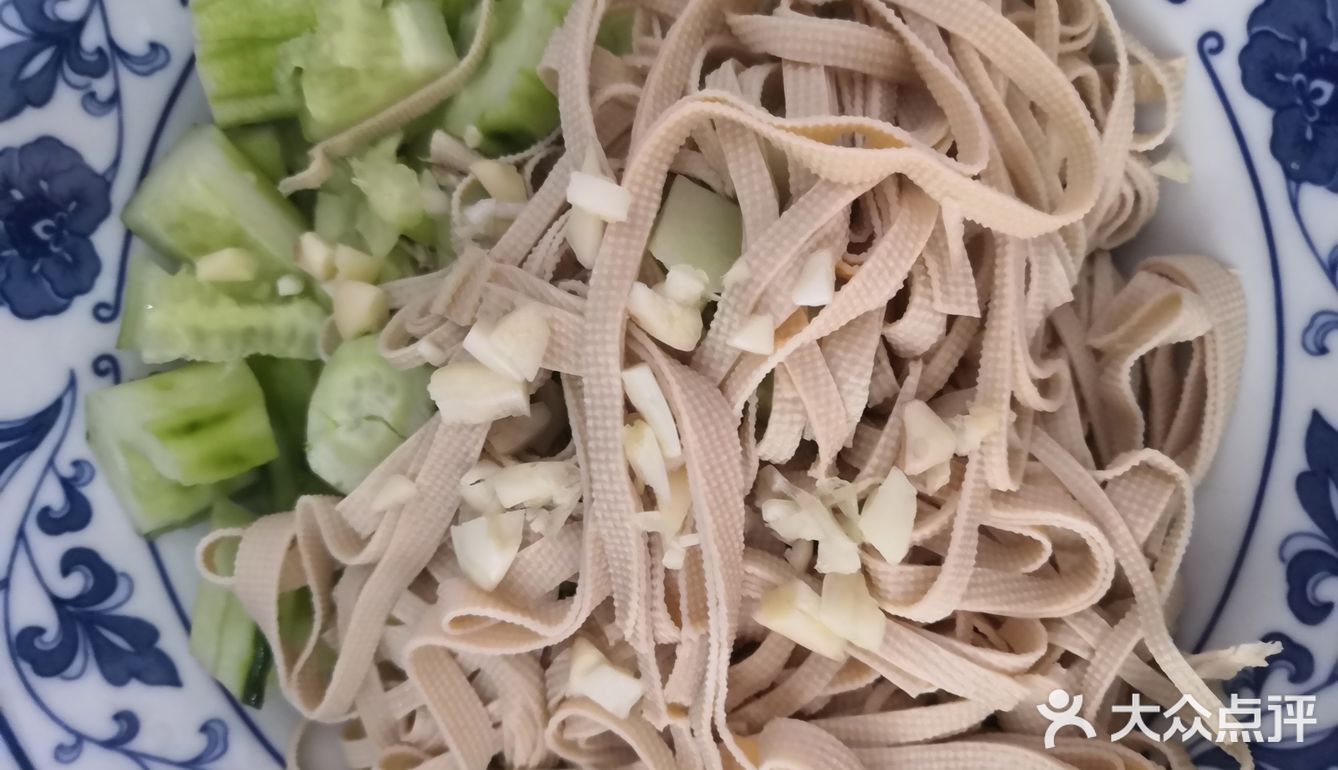 超低脂凉菜——黄瓜拌豆皮