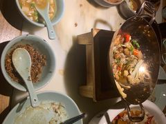 石锅鸡汤豆腐-绿茶餐厅(西单老佛爷店)