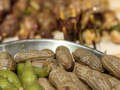 -山野的朋友露营炭火烤肉