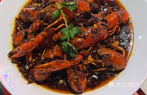 Garlic Fried Blue Lobster