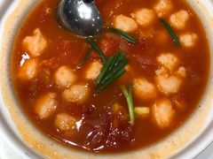 番茄虾滑-刘胖子家常菜·蹄花焖藕(中南店)