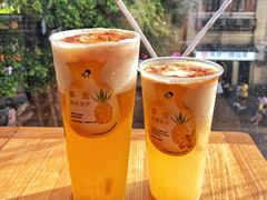 多金黄皮菠萝-喜茶(广州北京路惠福东店)