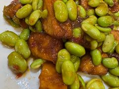 臭豆腐烧毛豆-罗阳人家私房菜(罗阳路店)