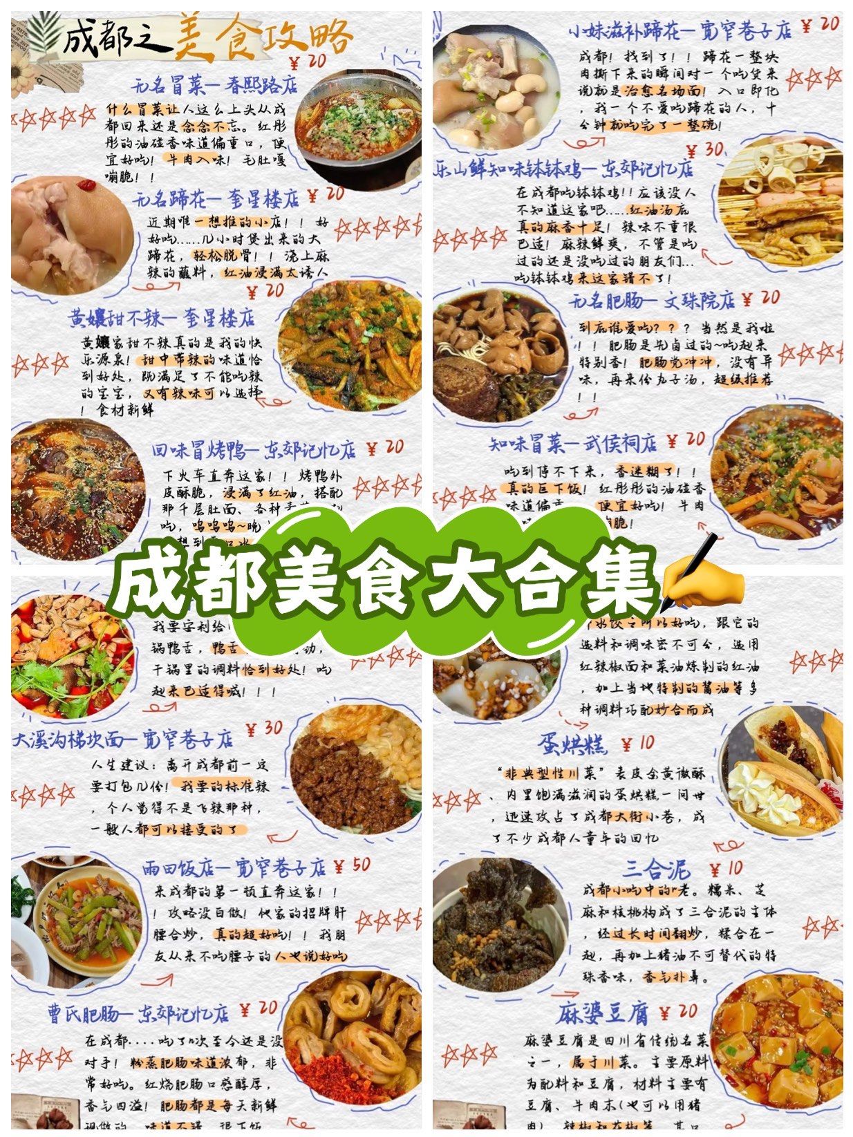 成都美食大合集!
