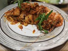 南洋大虾龙利鱼宽面-HELLO 27 意面·沙拉·帕尼尼