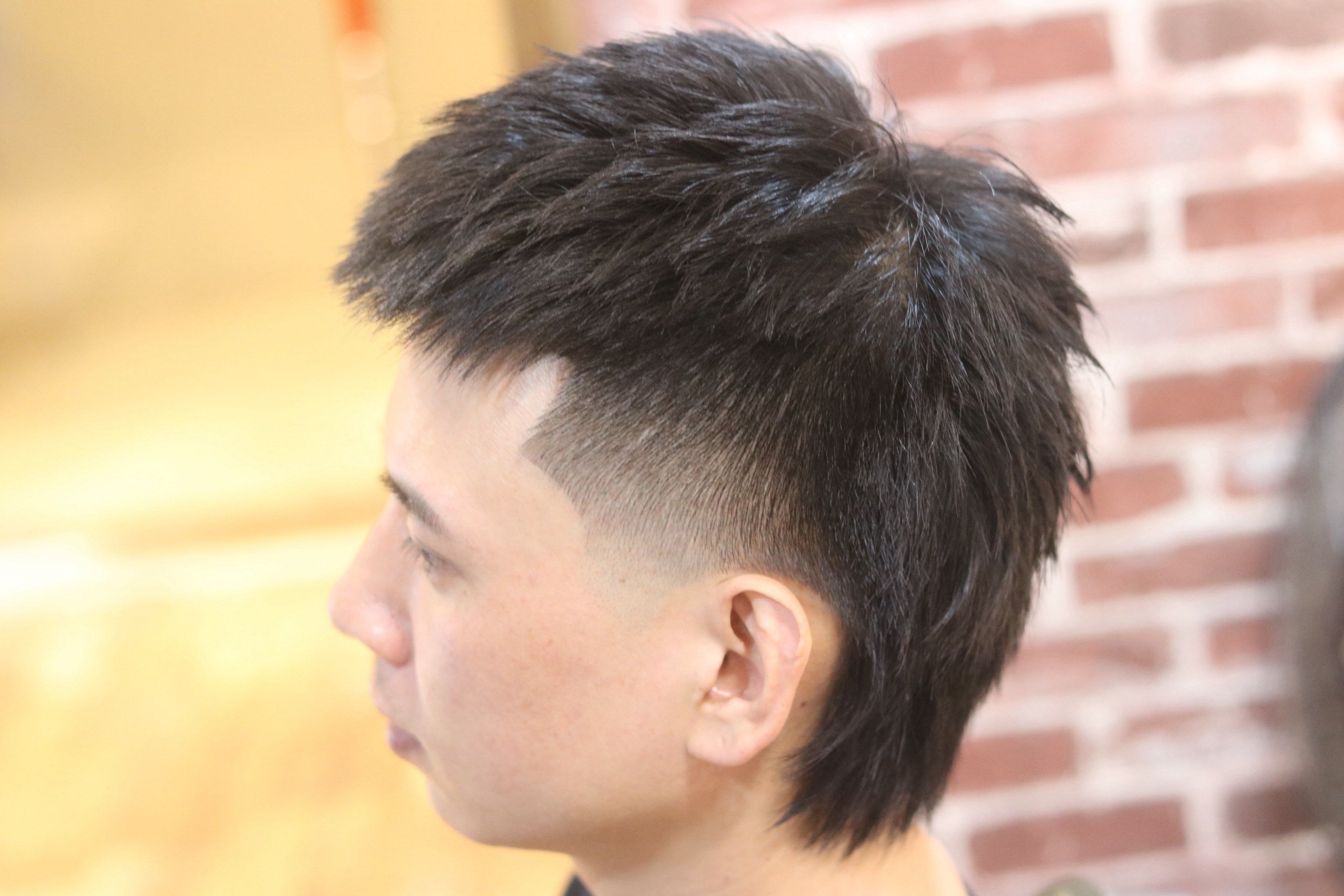 92狼尾长发男士发型97潮流渐变