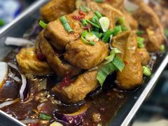 铁板毛豆腐-徽州美食(三十年老店)