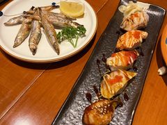 盐烤多春鱼-気楽亭和食料理(气乐亭大世界本店)