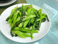 油渣炒菜心-岭下农庄·农家菜·野生大头鱼·公司团建(福永凤凰山店)
